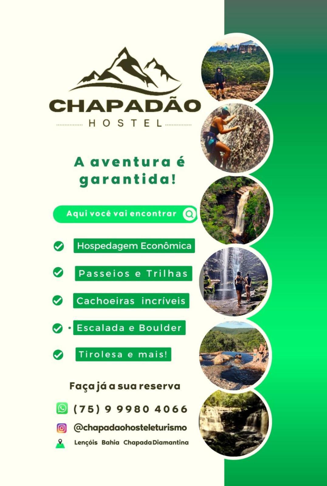 Chapadao Hostel Lencois Extérieur photo